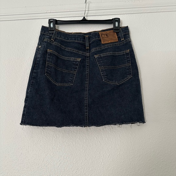 Ralph Lauren Vintage Denim Mini Skirt - Picture 2 of 3